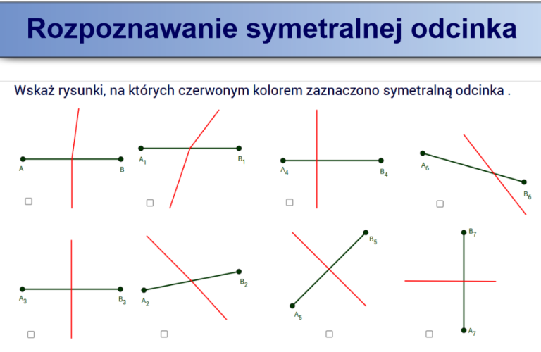 Co To Jest Symetralna Odcinka Symetralna odcinka (Geogebra) | Tablice.net.pl | Monitory interaktywne